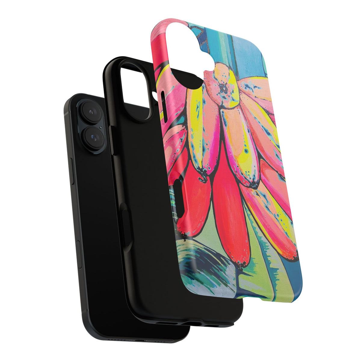 Neon Primitivo Bananas Tough Phone Case