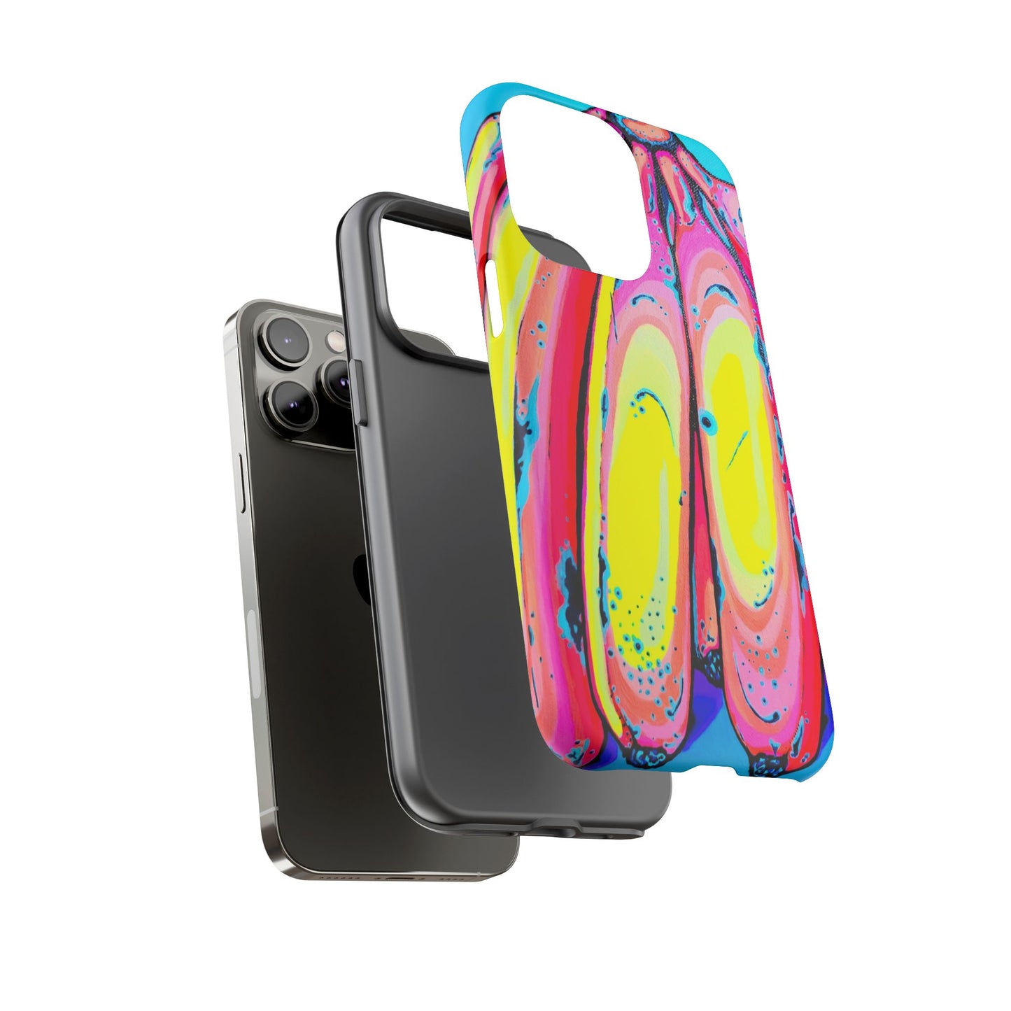 Neon Fat Bananas Tough Phone Case