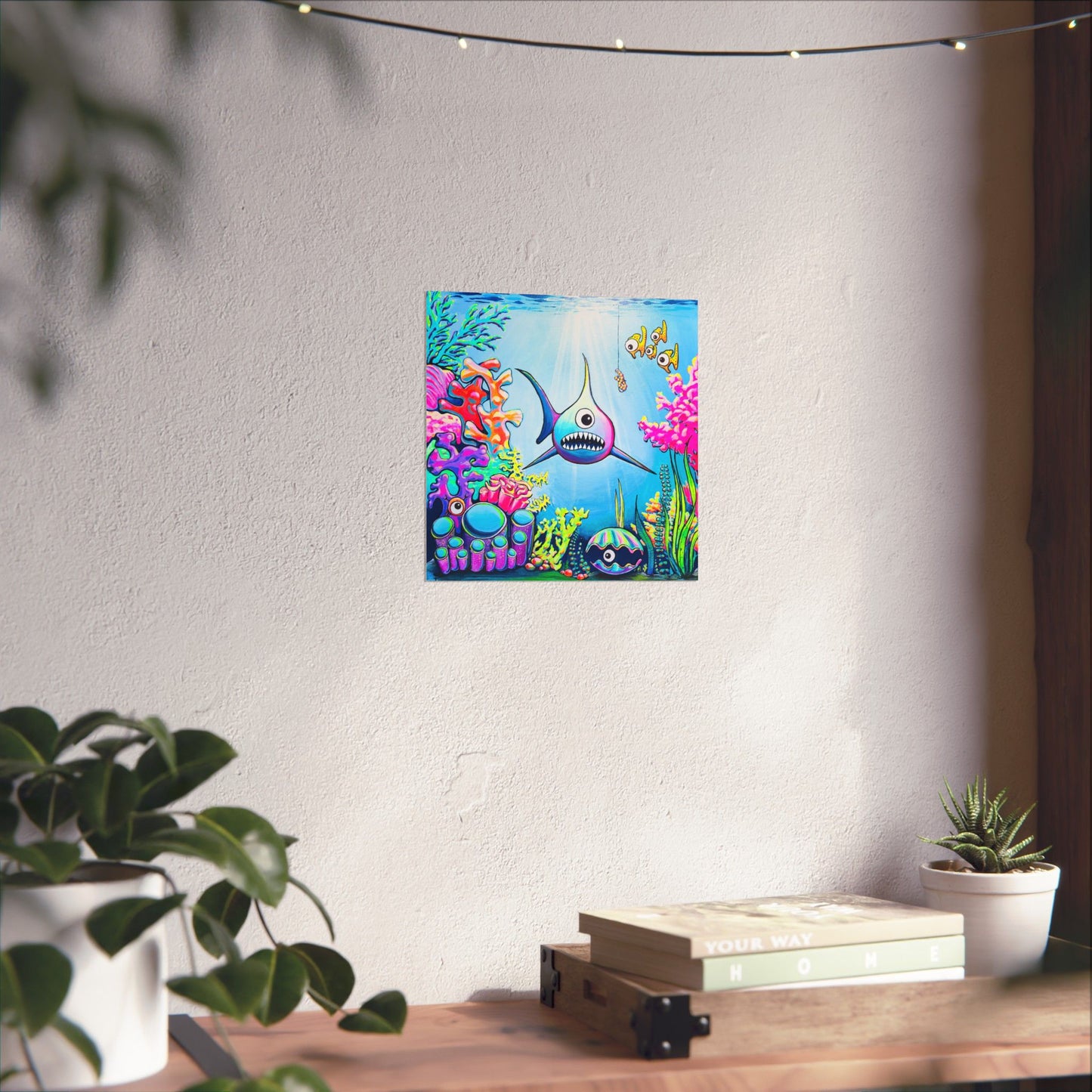 Cyclops Shark Giclée Art Poster