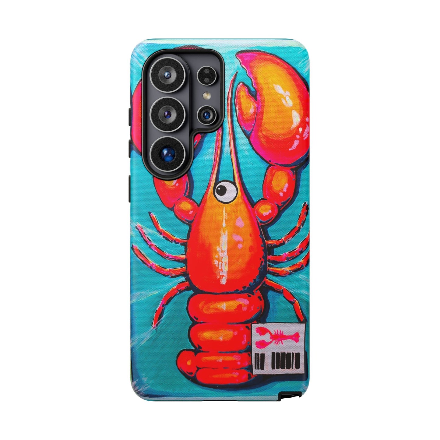 Neon Lobster Tough Phone Case