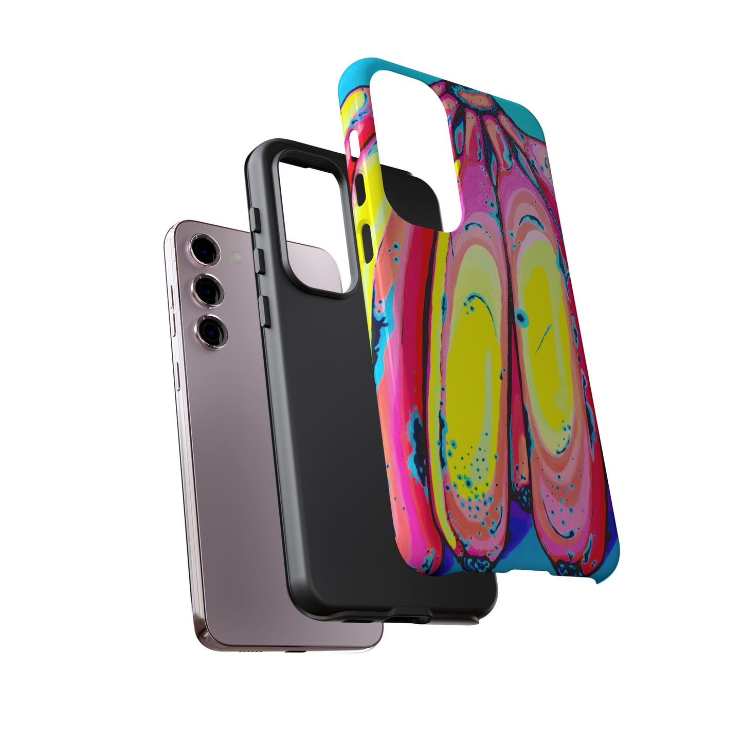 Neon Fat Bananas Tough Phone Case