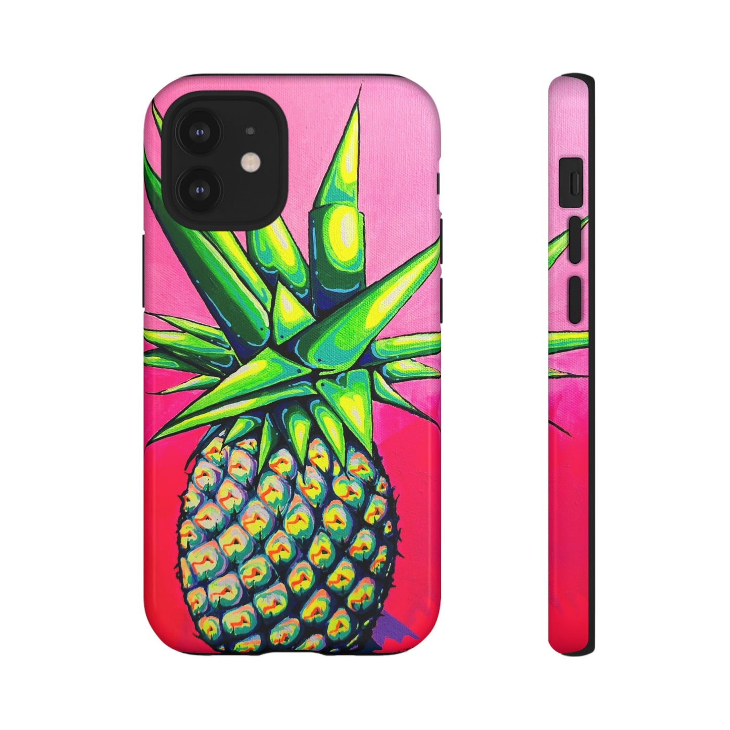 Neon Pineapple Tough Phone Case