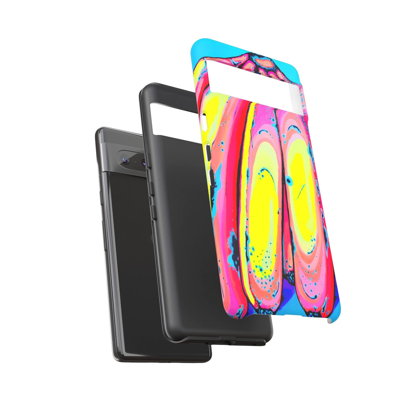Neon Fat Bananas Tough Phone Case