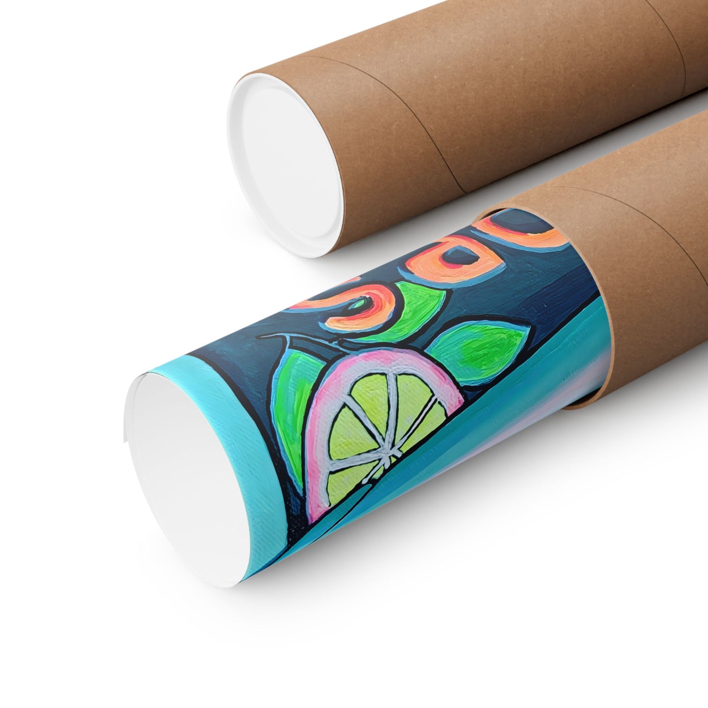 Neon Sardines Giclée Art Poster