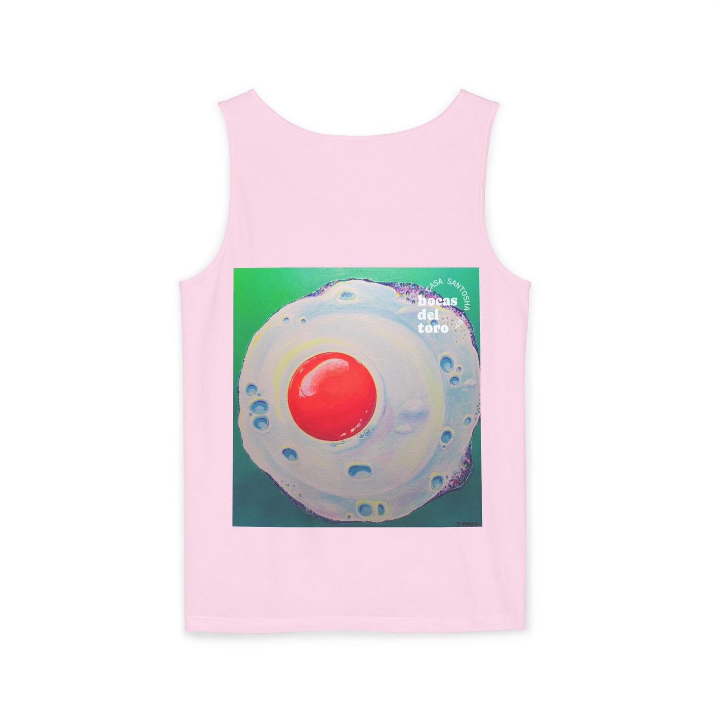 Unisex Neon Fried Egg Tank Top - Perfect for Summer Vibes