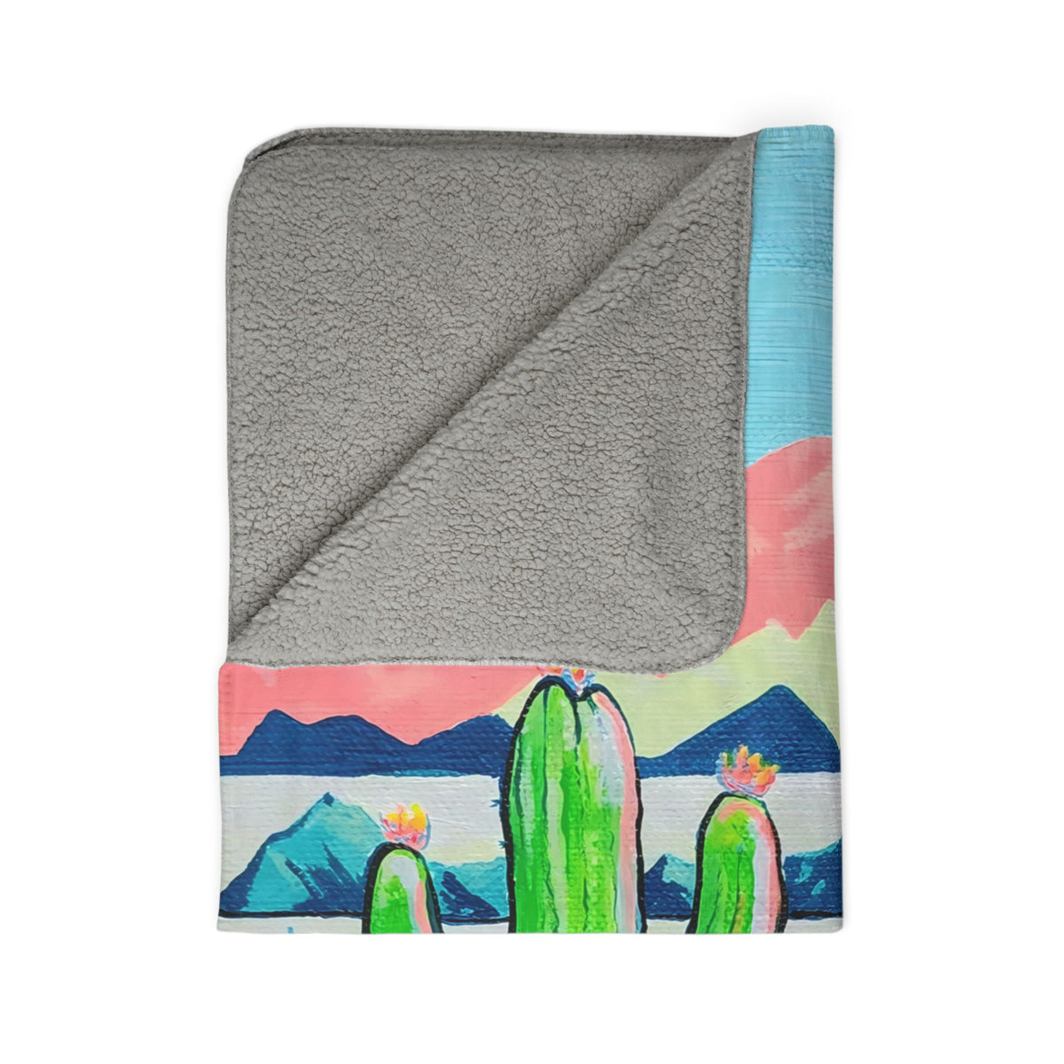 Cyclops Camel Fleece Sherpa Blanket