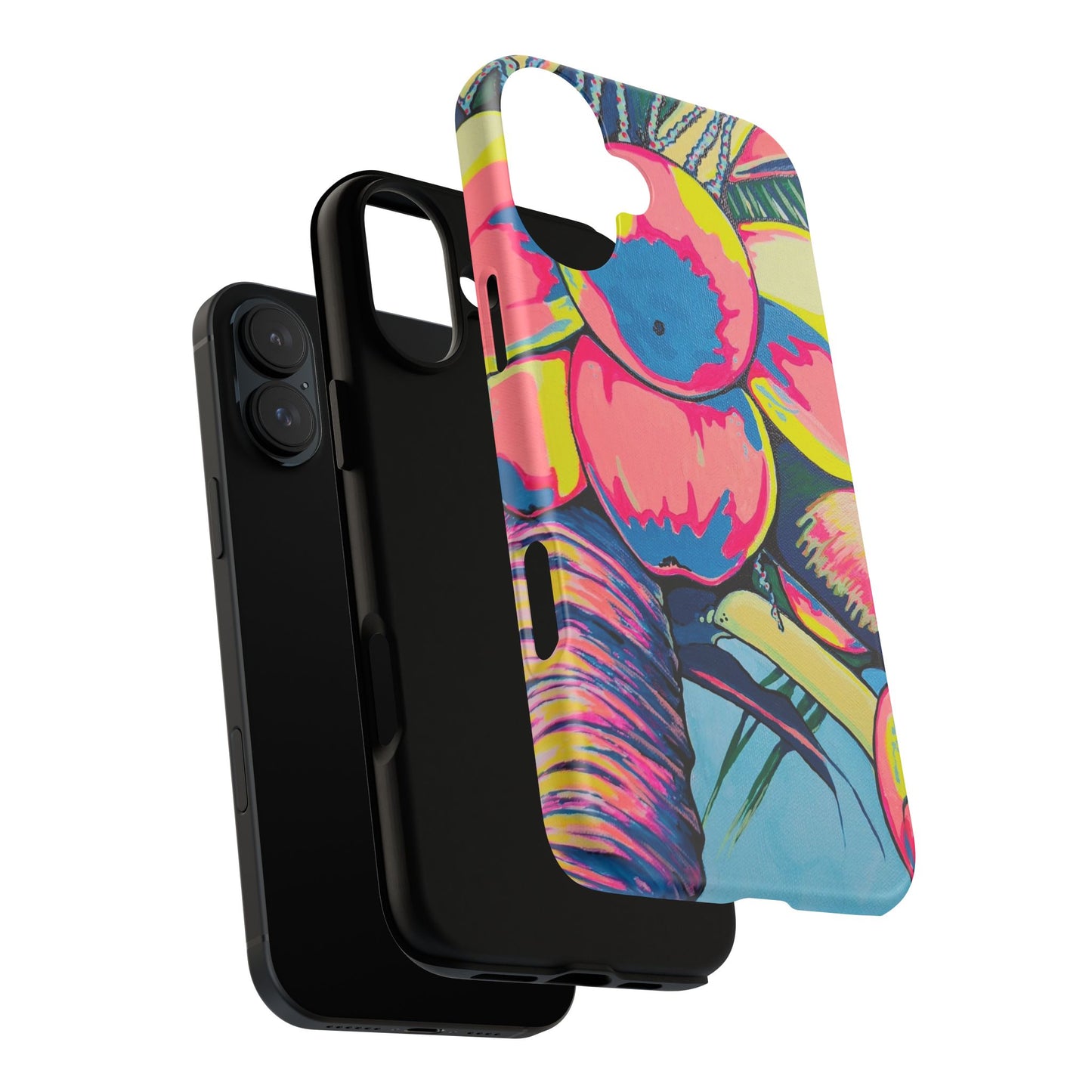 Neon Coconuts Tough Phone Case