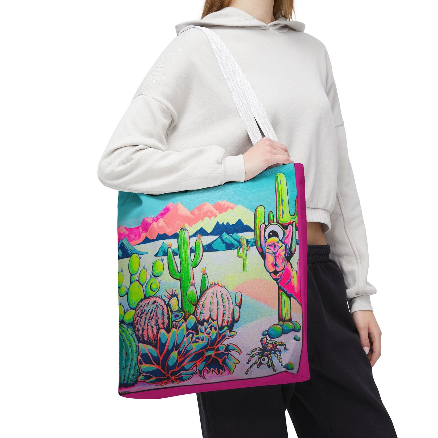 Premium Cyclops Camel Tote Bag, Original Artist Design, Reusable Shopping Tote,  Eco-Friendly