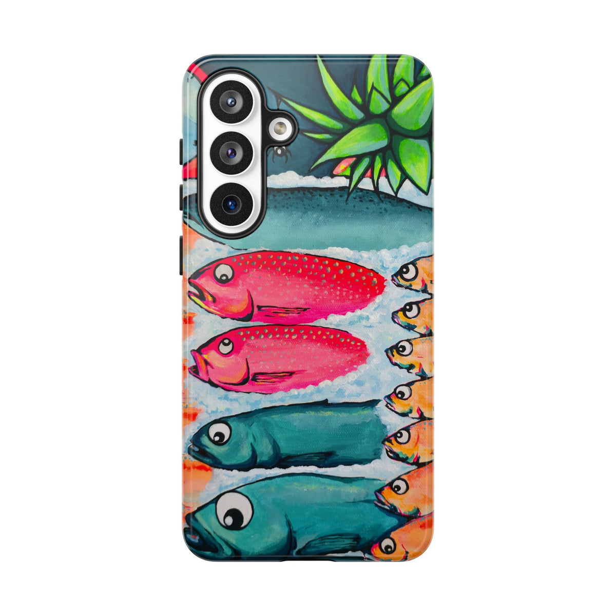 Neon Cabo Fish Market Tough Phone Case
