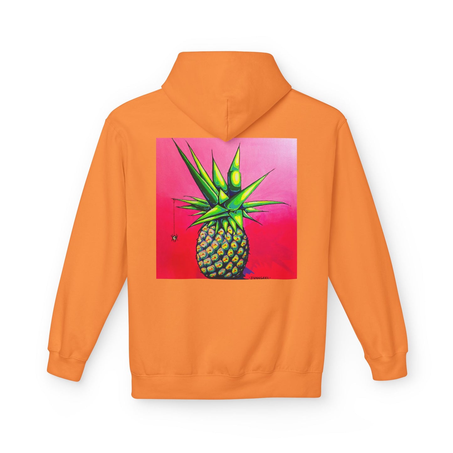 Unisex Neon Pineapple Soft Hoodie