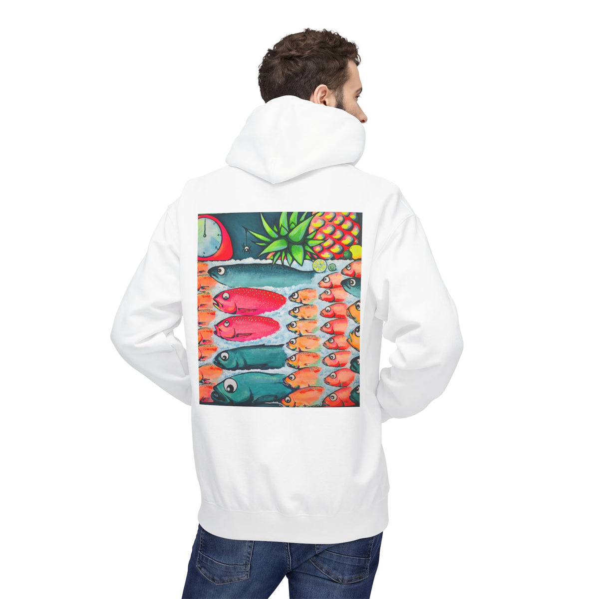 Unisex Neon Cabo Fish Market Soft Hoodie