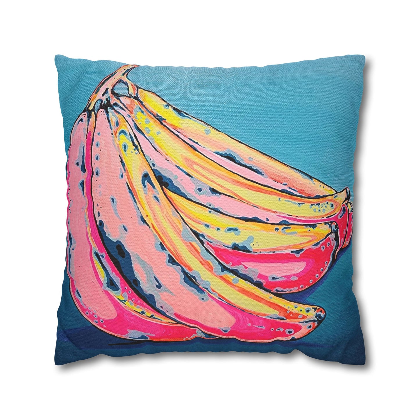 Neon Banana Pillowcase for Throw Pillow, Cover Only