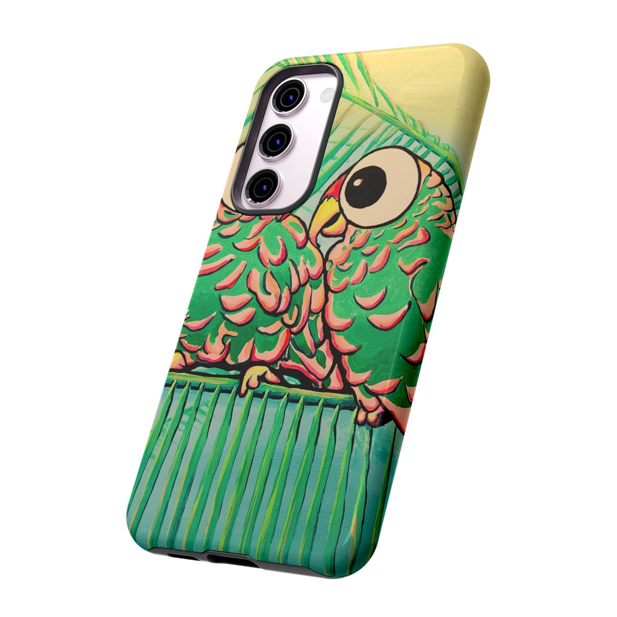 Chatty Cyclops Parrots Tough Phone Case