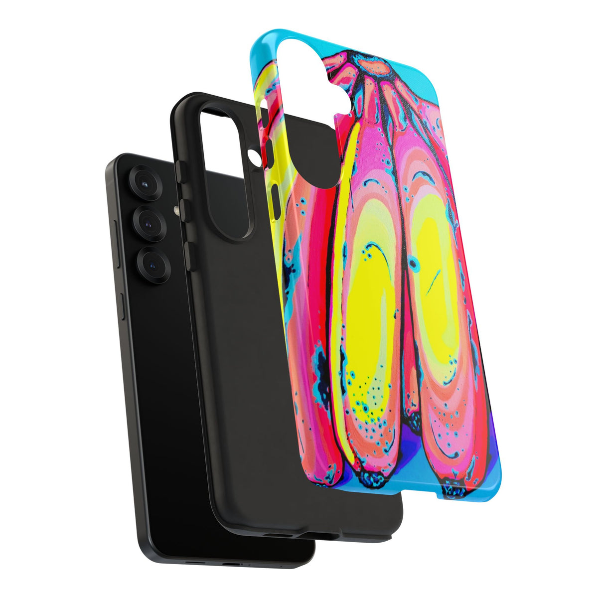 Neon Fat Bananas Tough Phone Case