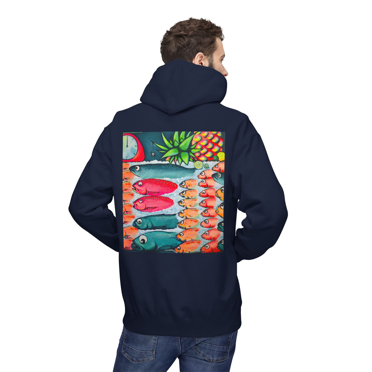 Unisex Neon Cabo Fish Market Soft Hoodie