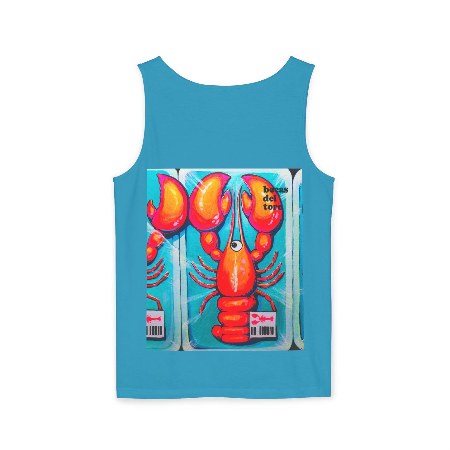 Unisex Fresh Neon Lobster Tank Top - Perfect for Summer Vibes