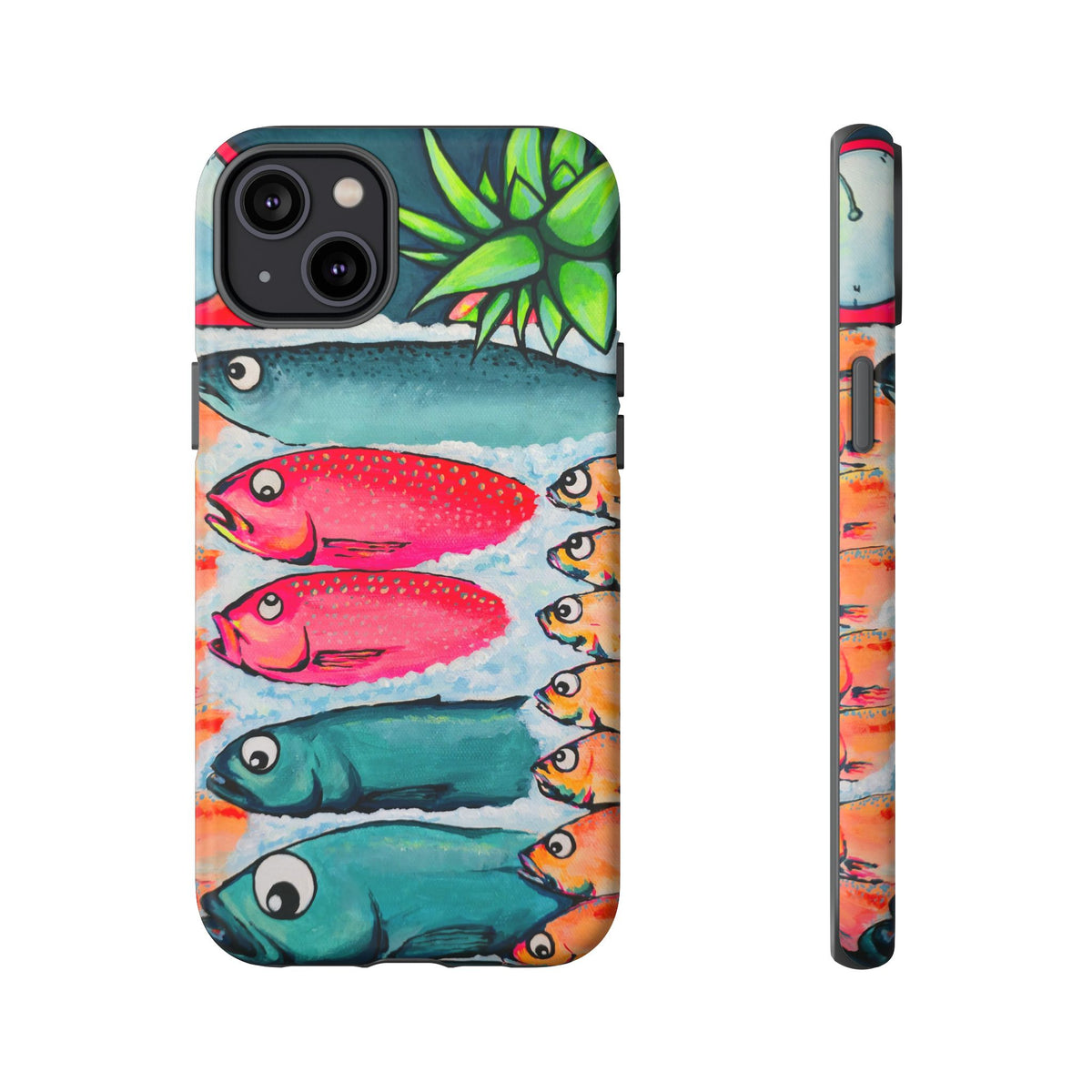 Neon Cabo Fish Market Tough Phone Case