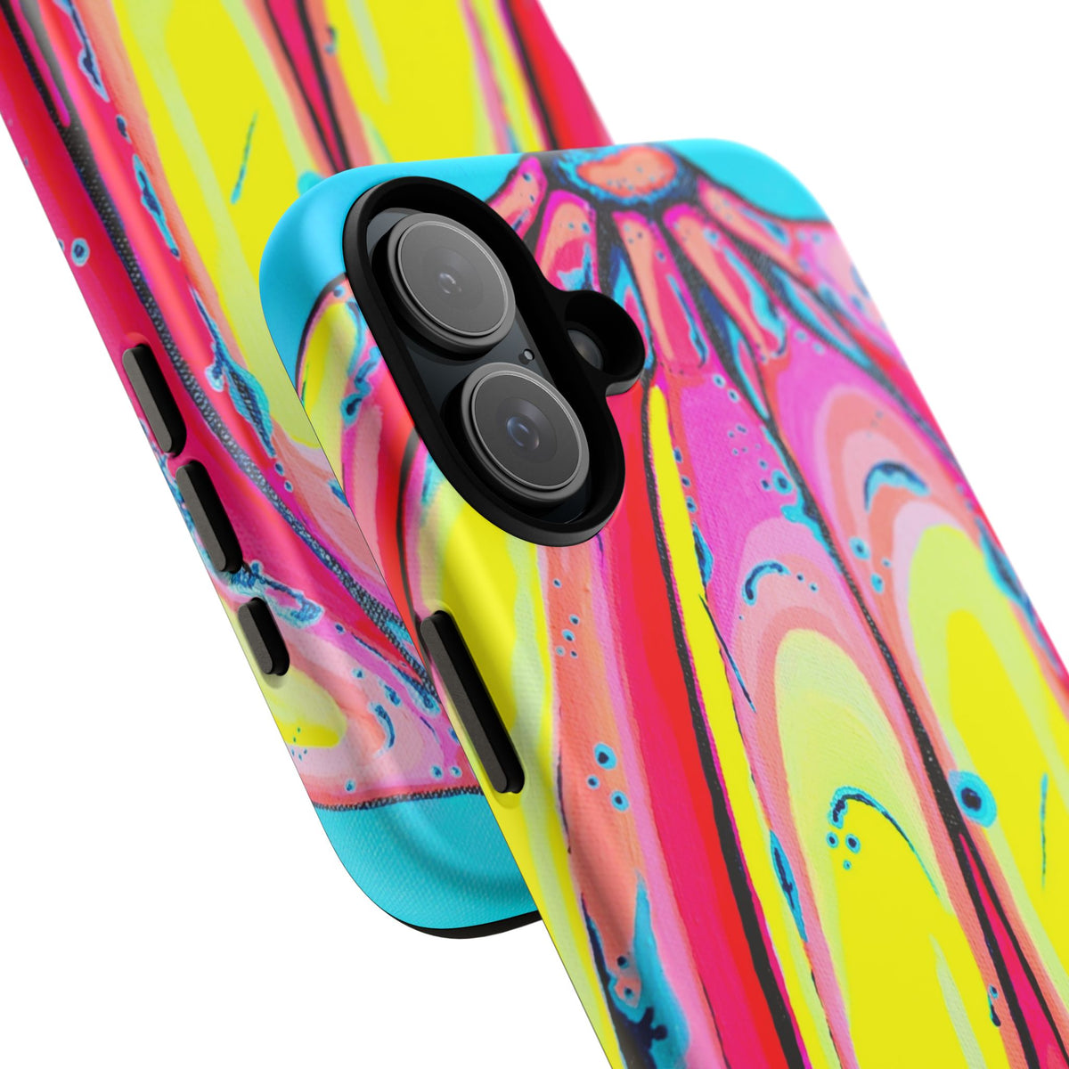 Neon Fat Bananas Tough Phone Case