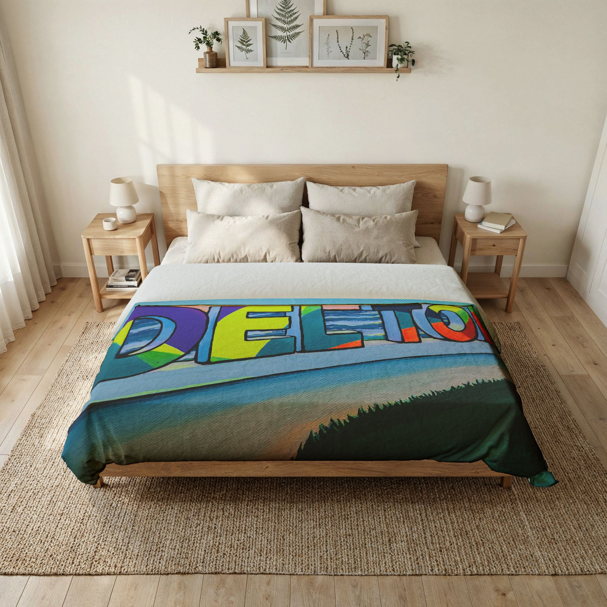 Bocas Del Toro Sign Duvet Cover