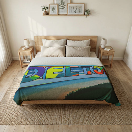 Bocas Del Toro Sign Duvet Cover