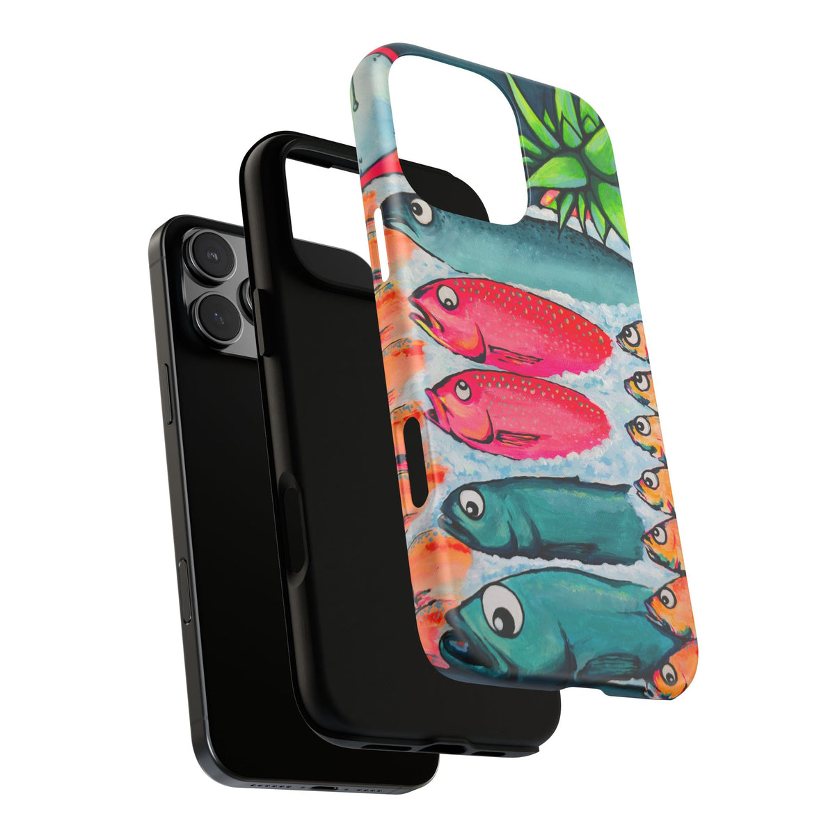 Neon Cabo Fish Market Tough Phone Case