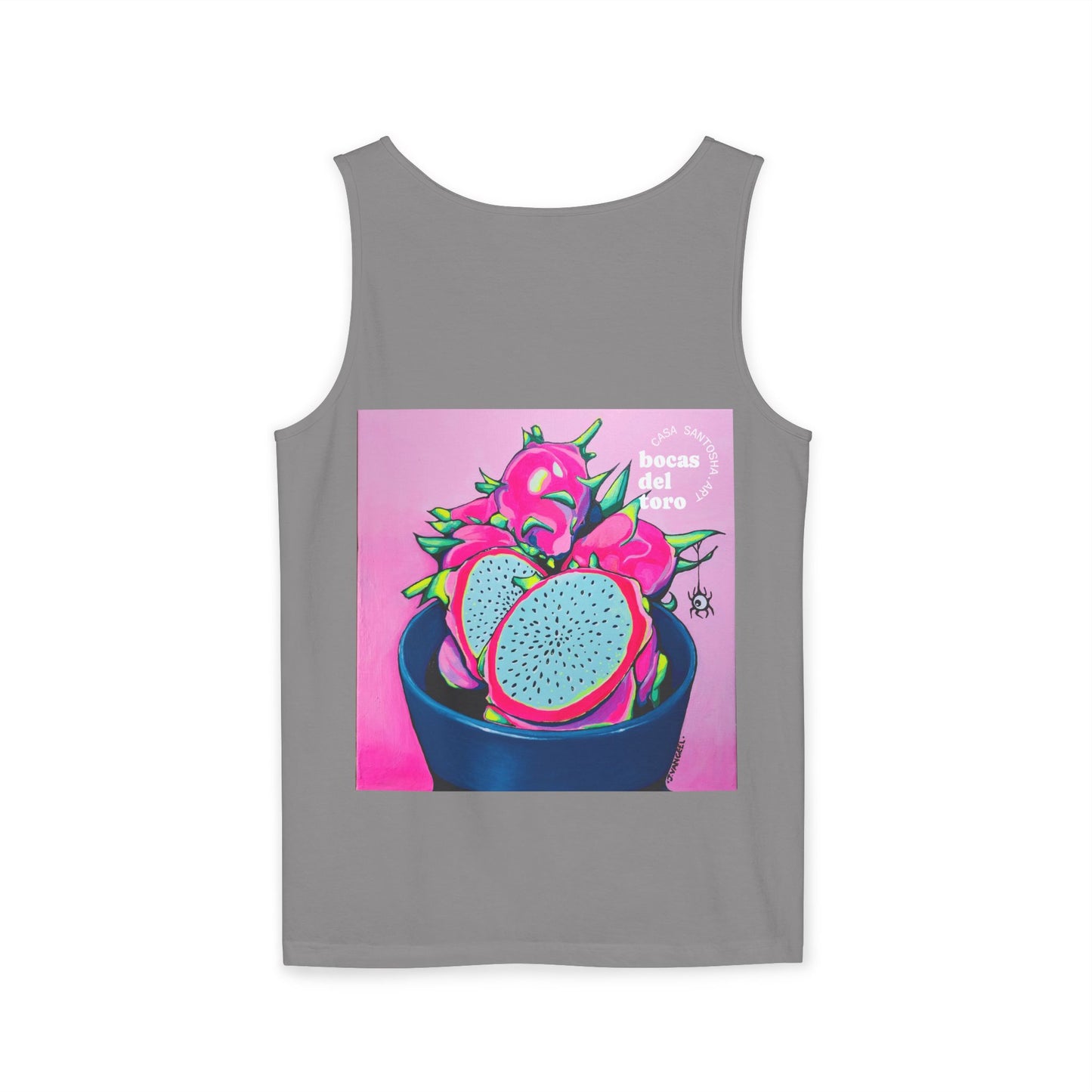 Unisex Neon Pink Dragon Fruit Tank Top - Perfect for Summer Vibes