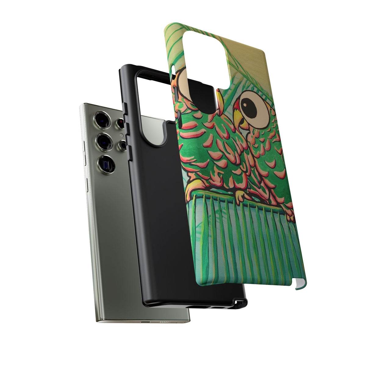 Chatty Cyclops Parrots Tough Phone Case