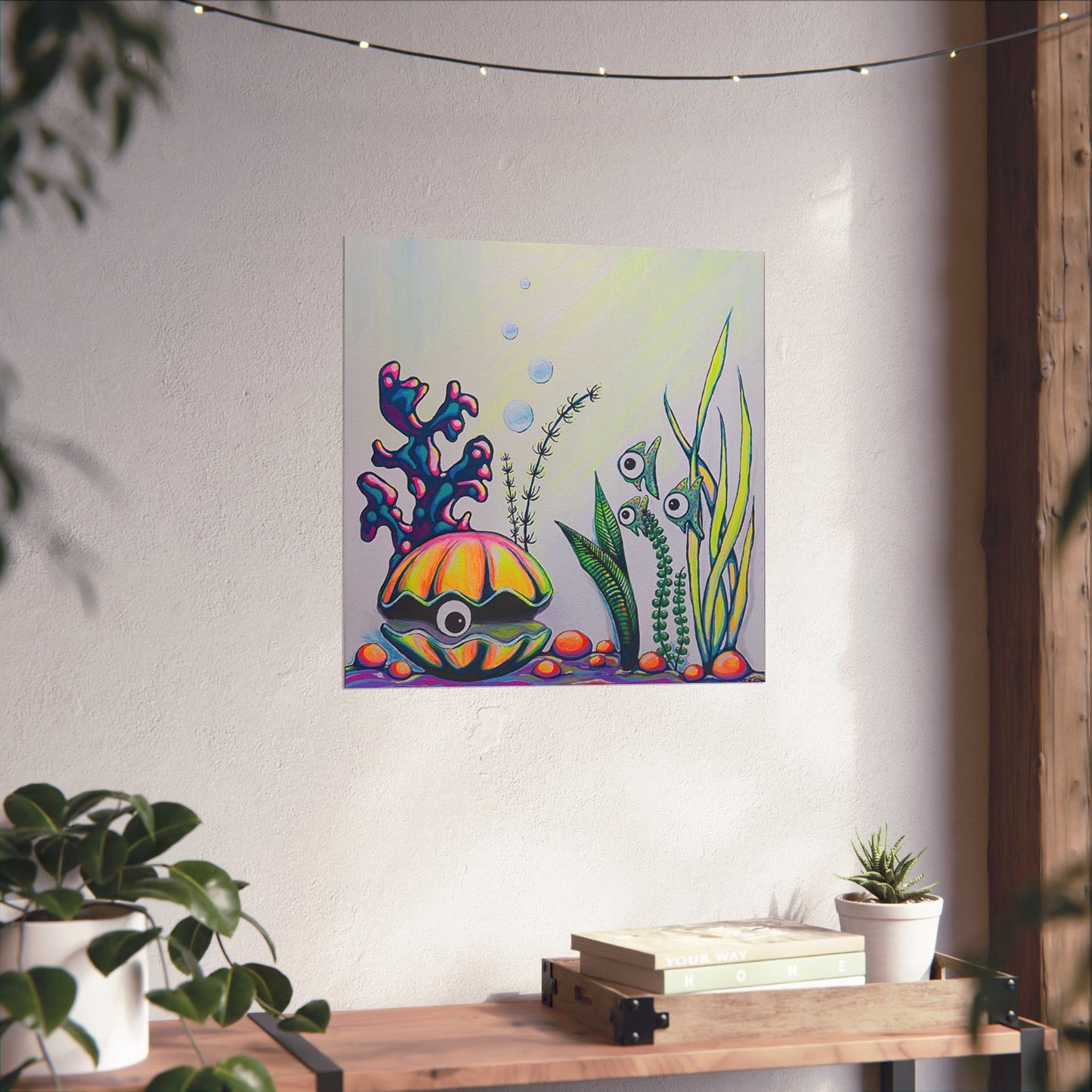 Cyclops Clam Giclée Art Poster