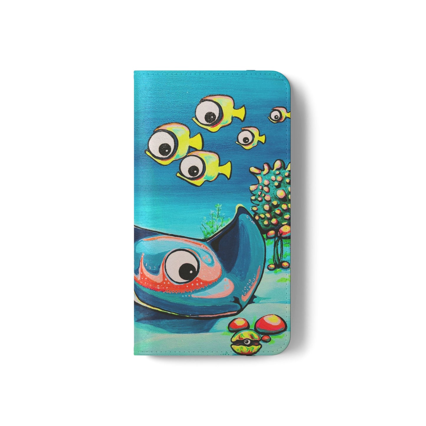 Cyclops Stingray Flip Phone Case – Wallet Cover with Card Slots