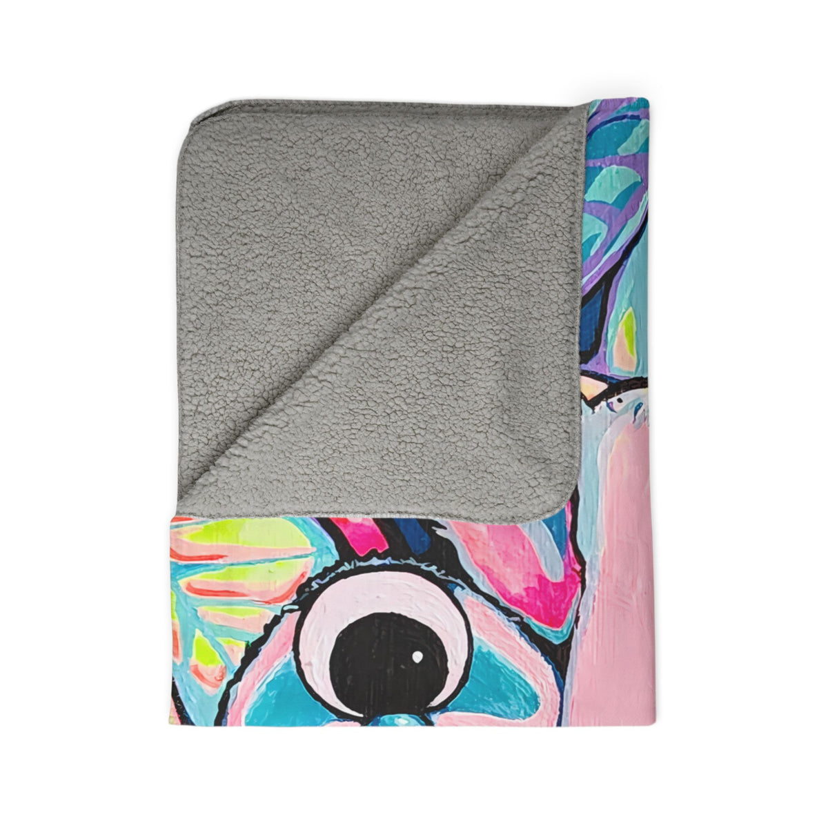 Cyclops Sloth Fleece Sherpa Blanket