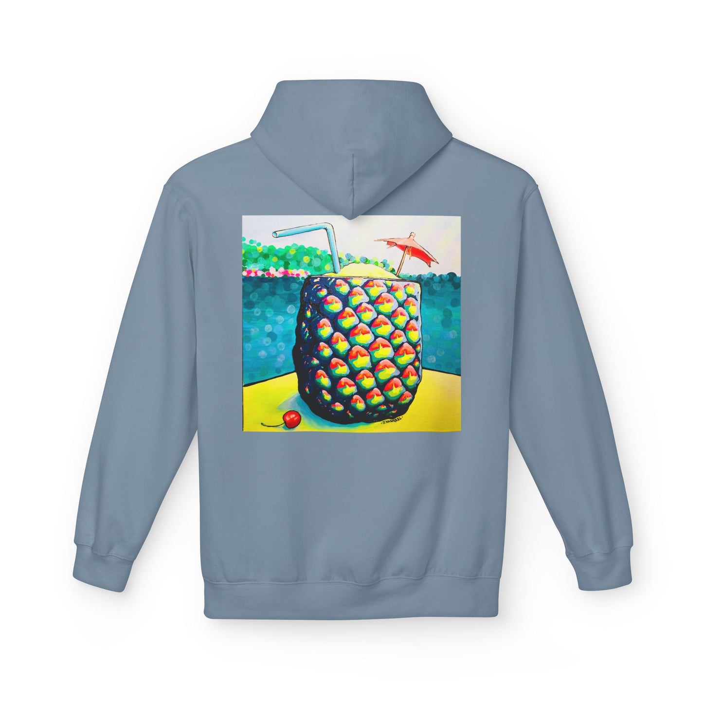 Unisex Neon Piña Colada Soft Hoodie
