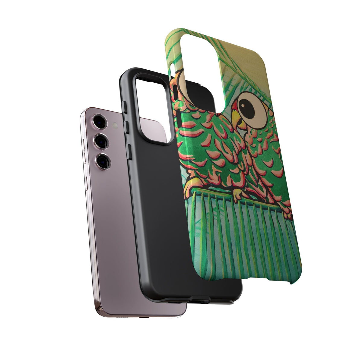Chatty Cyclops Parrots Tough Phone Case