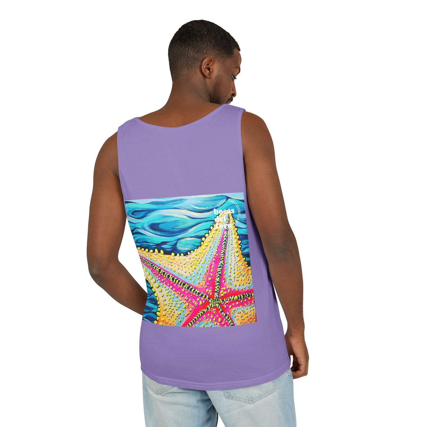 Unisex Starfish Beach Bocas Tank Top - Perfect for Summer Vibes