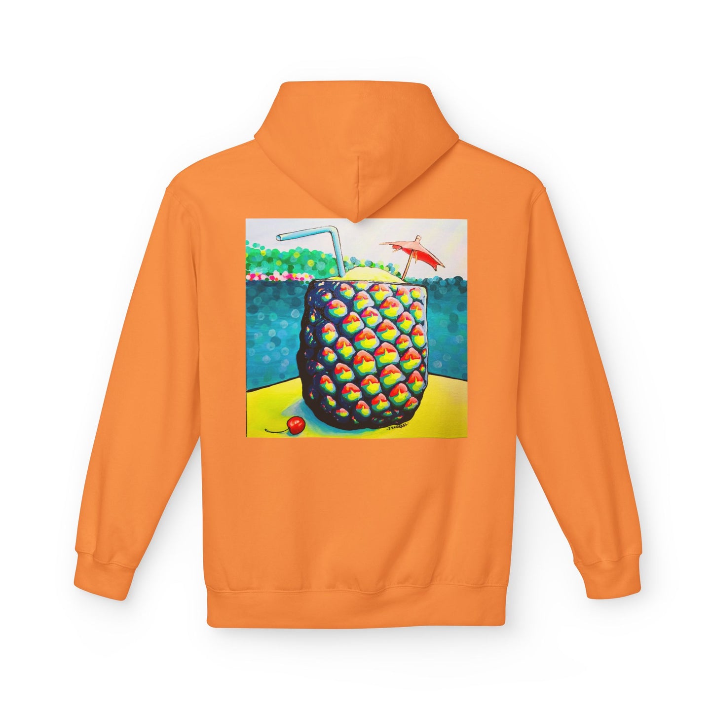 Unisex Neon Piña Colada Soft Hoodie