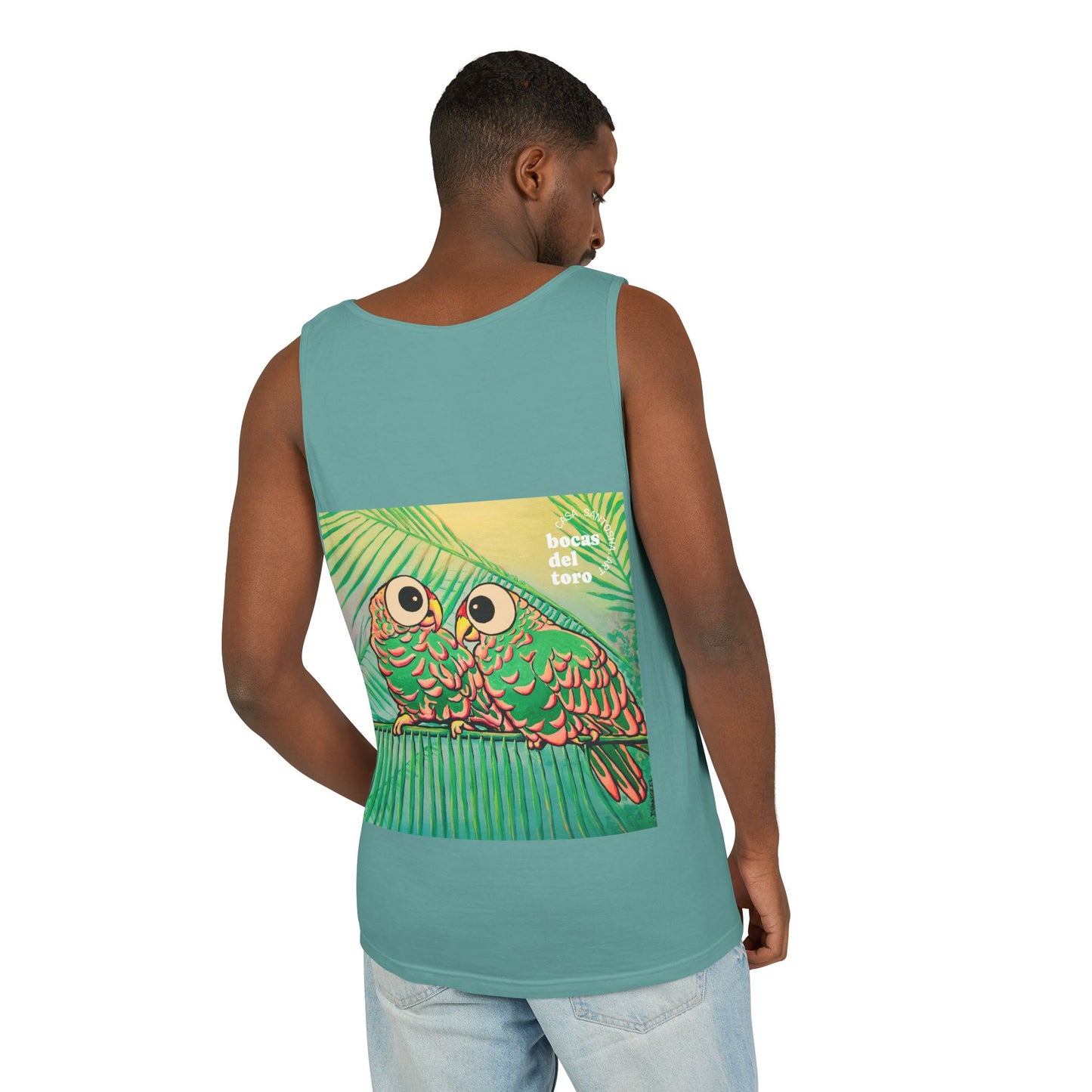 Unisex Chatty Cyclops Parrots Tank Top - Perfect for Summer Vibes