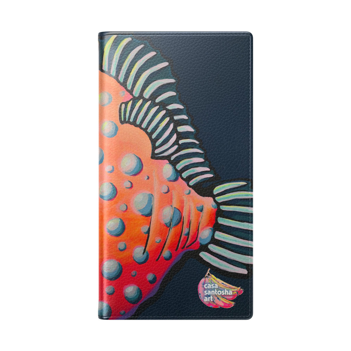 Cyclops Anglerfish Flip Phone Case – Wallet Cover with Card Slots