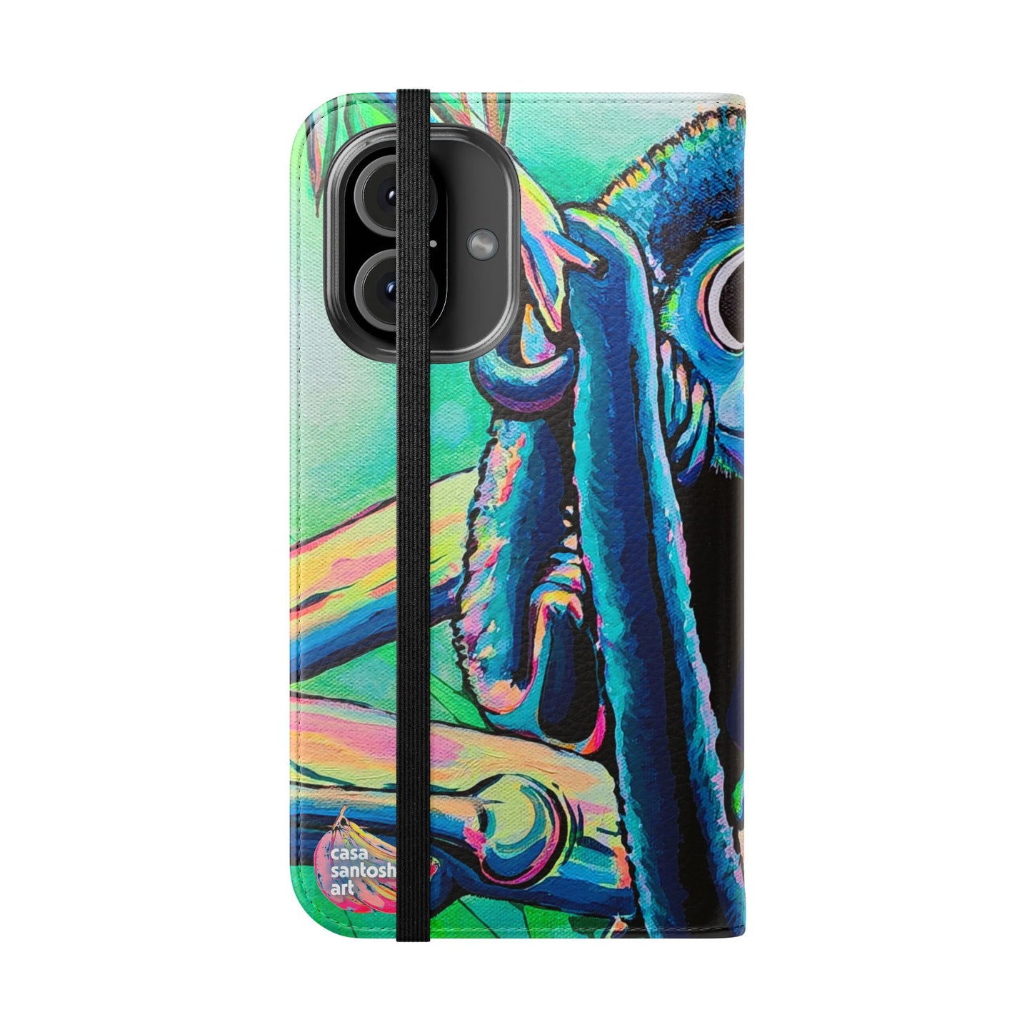 Cyclops Monkey Flip Phone Case – Wallet Cover with Card Slots