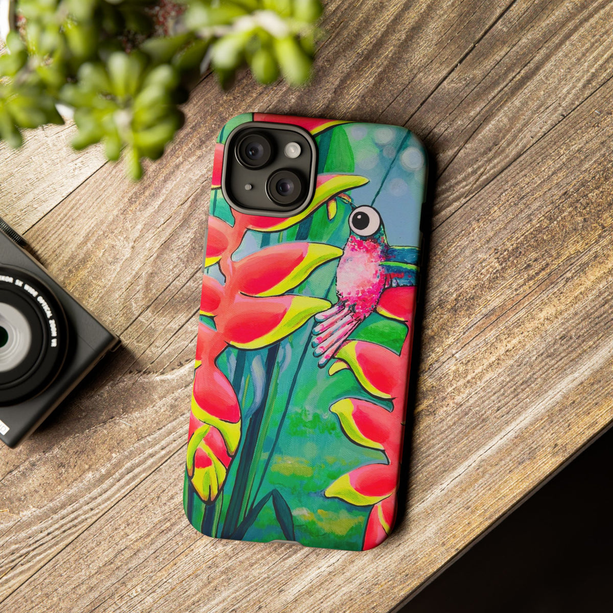 Cyclops Hummingbirds Tough Phone Case