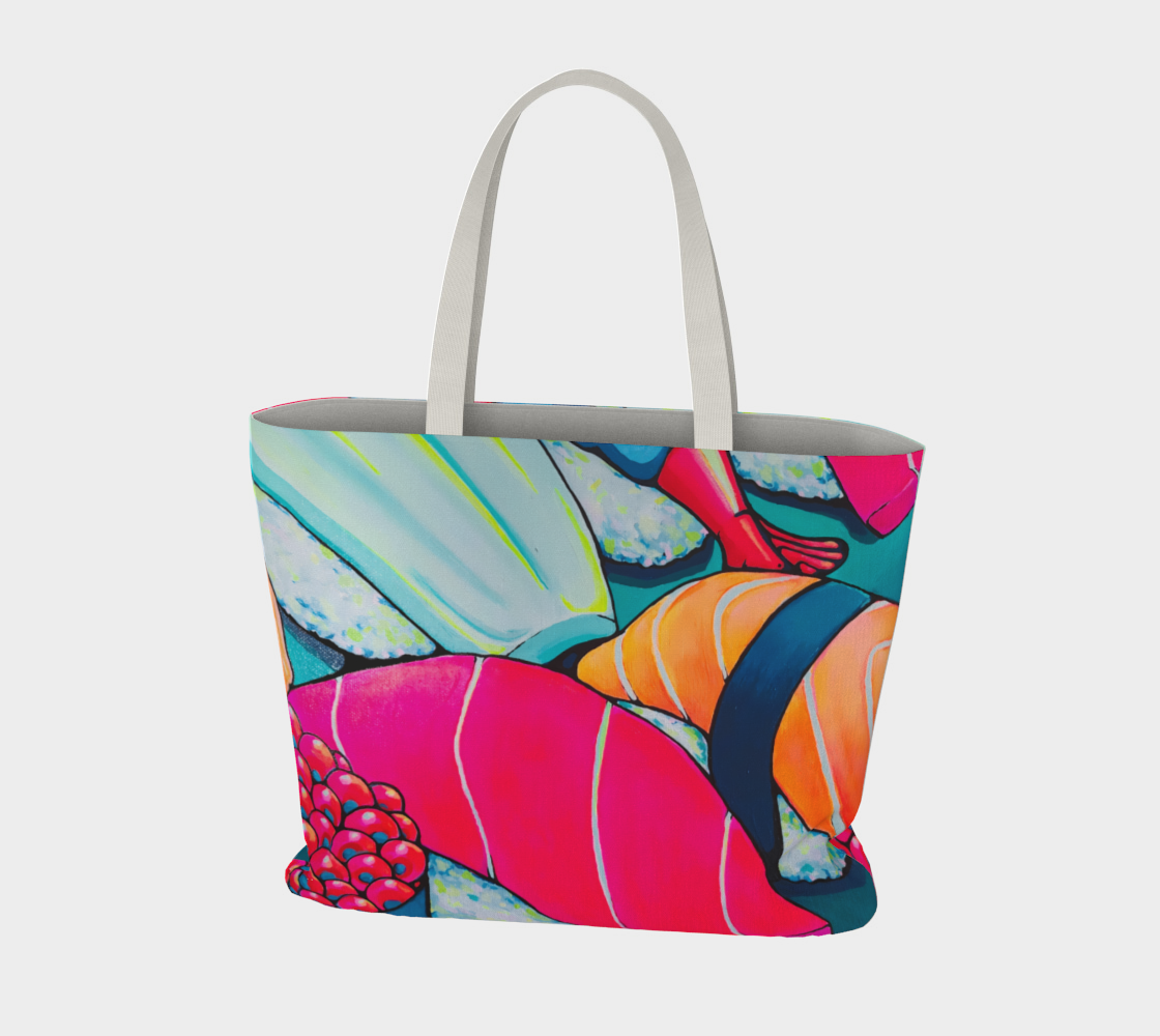 Neon Sushi Market Tote
