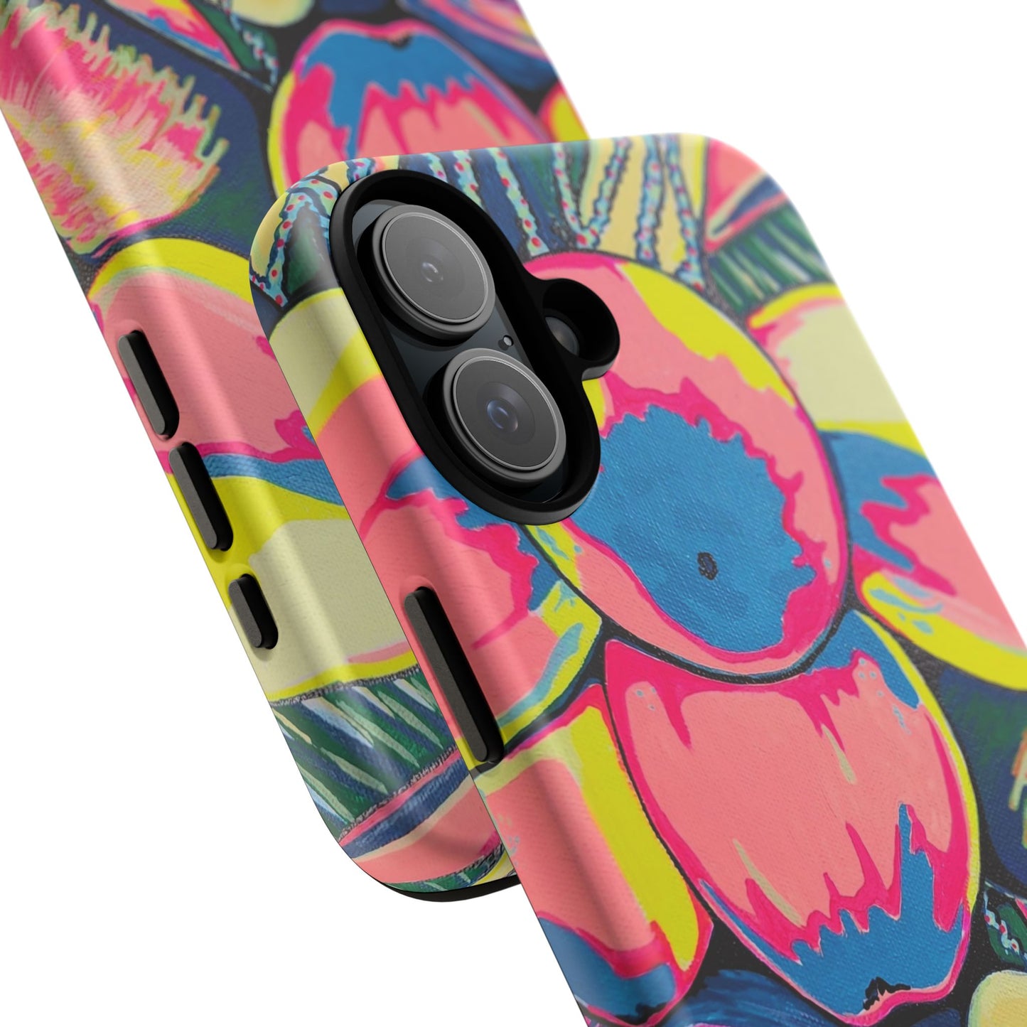 Neon Coconuts Tough Phone Case