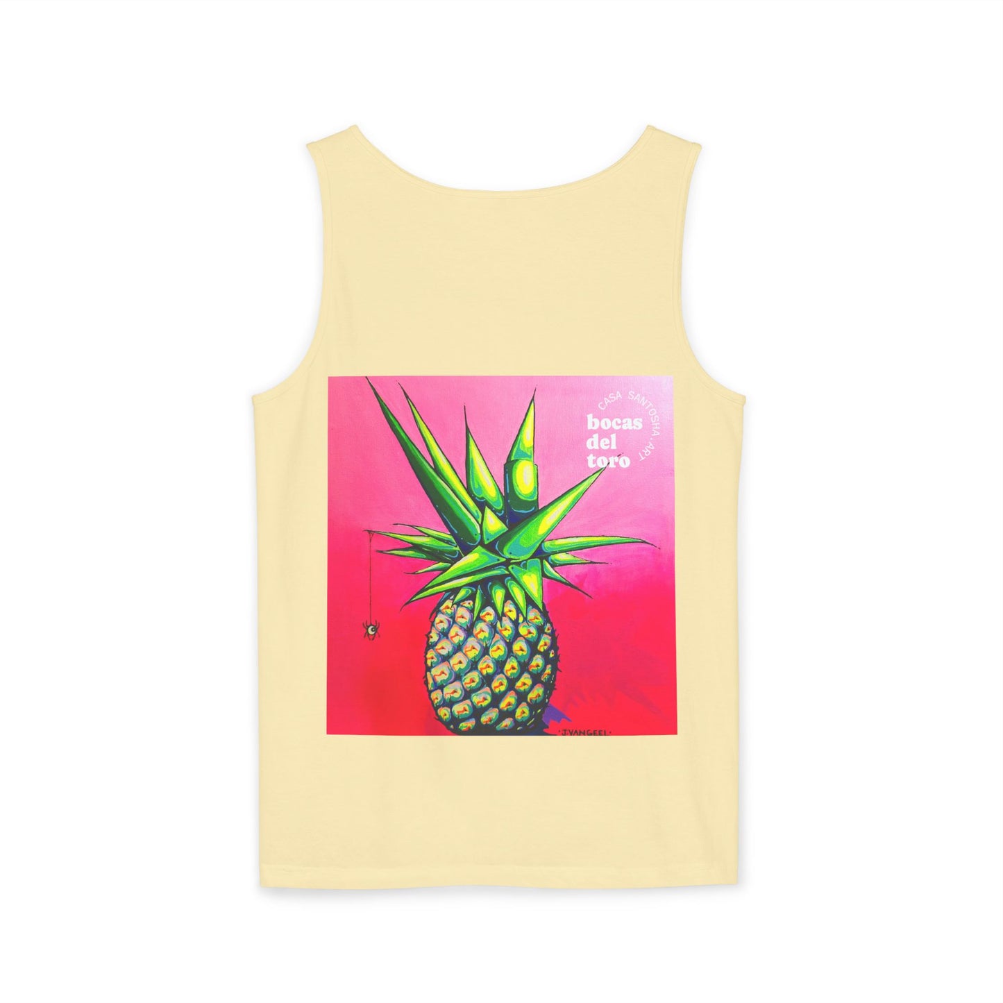 Unisex Neon Pineapple Tank Top - Perfect for Summer Vibes