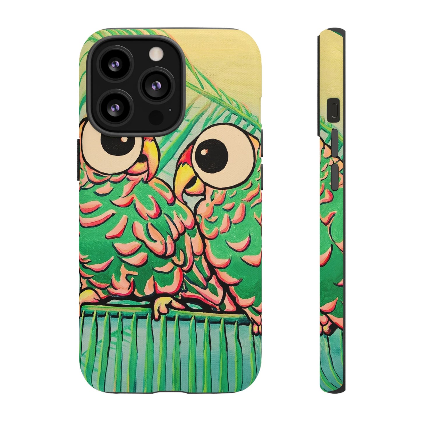 Chatty Cyclops Parrots Tough Phone Case