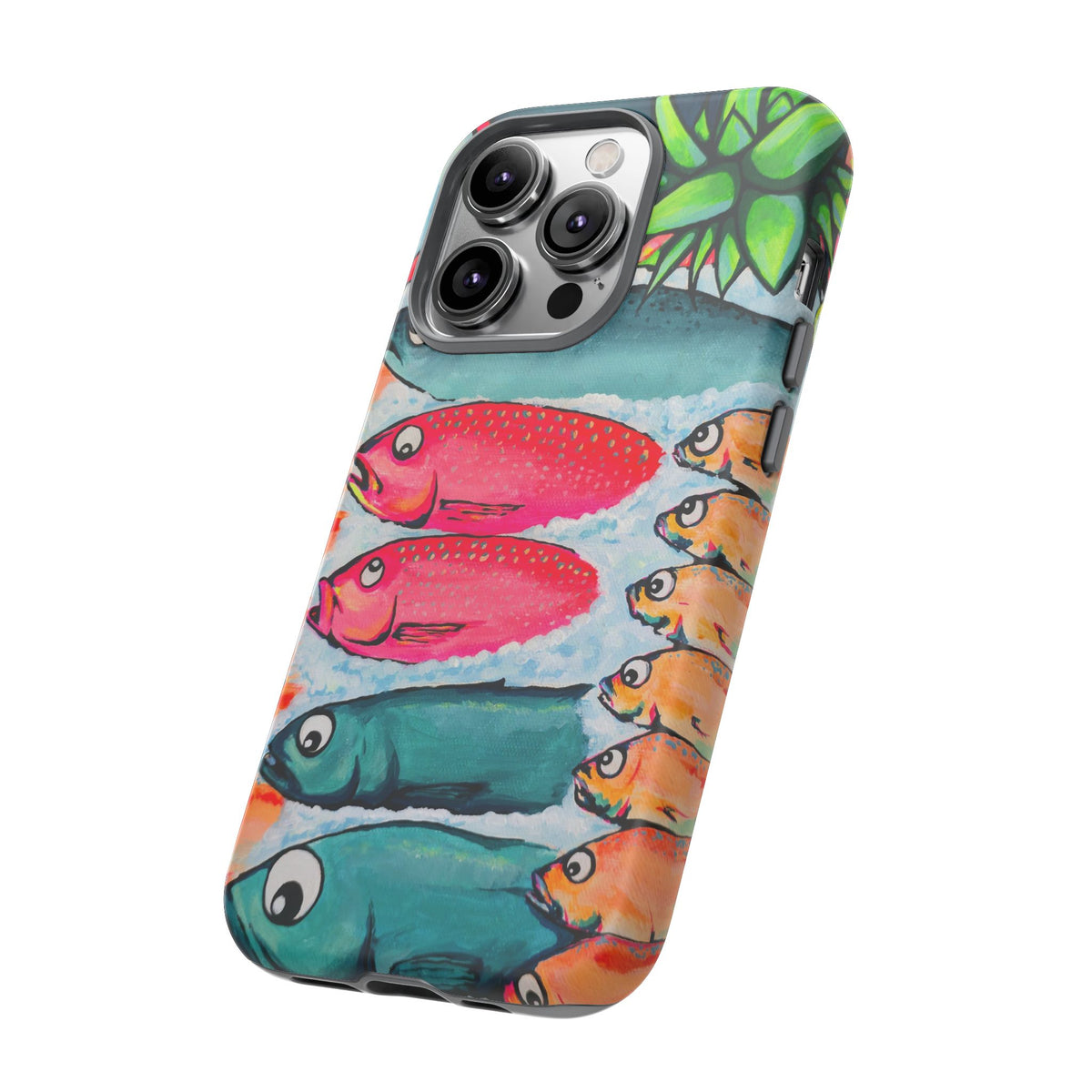 Neon Cabo Fish Market Tough Phone Case
