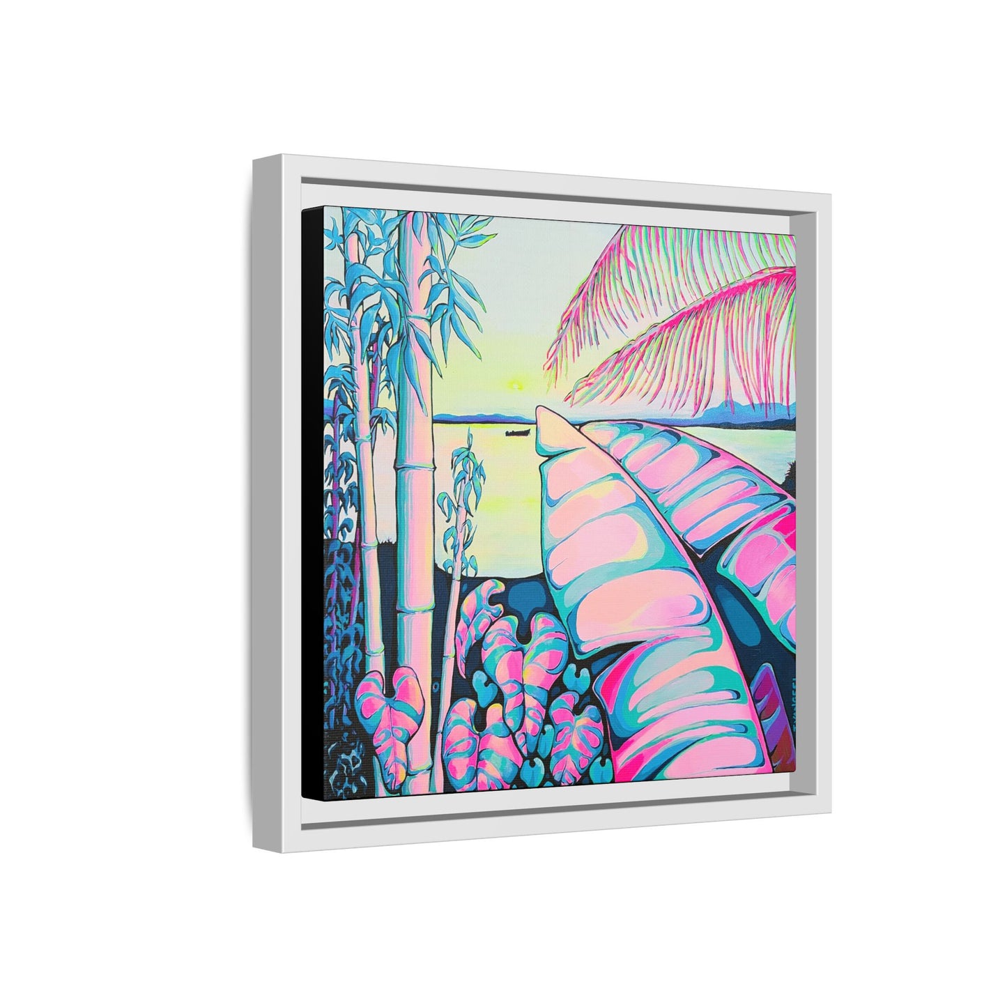 Impression sur toile « Sérénité encadrée Bocas »