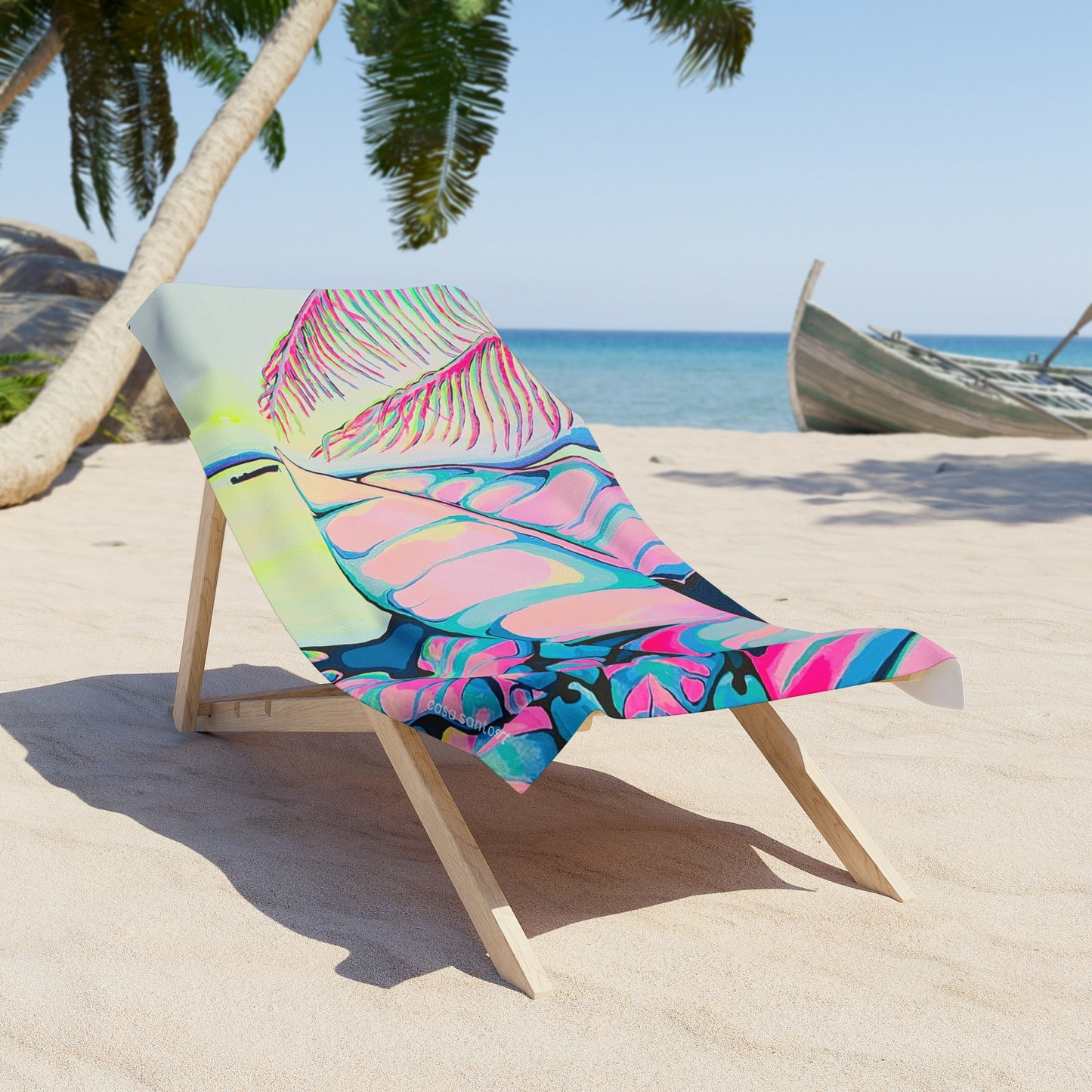 Serviette de plage Serenity Bocas pour les plaisirs de l'été et les essentiels de vacances