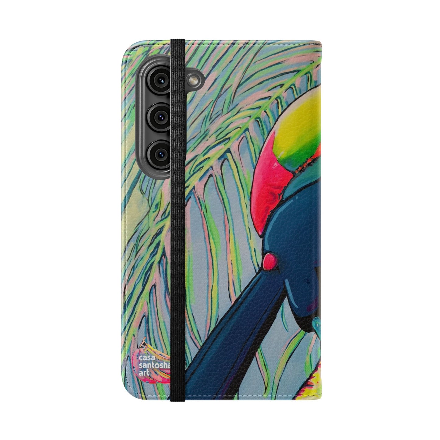 Cyclops Toucan Flip Phone Case – Wallet Cover with Card Slots
