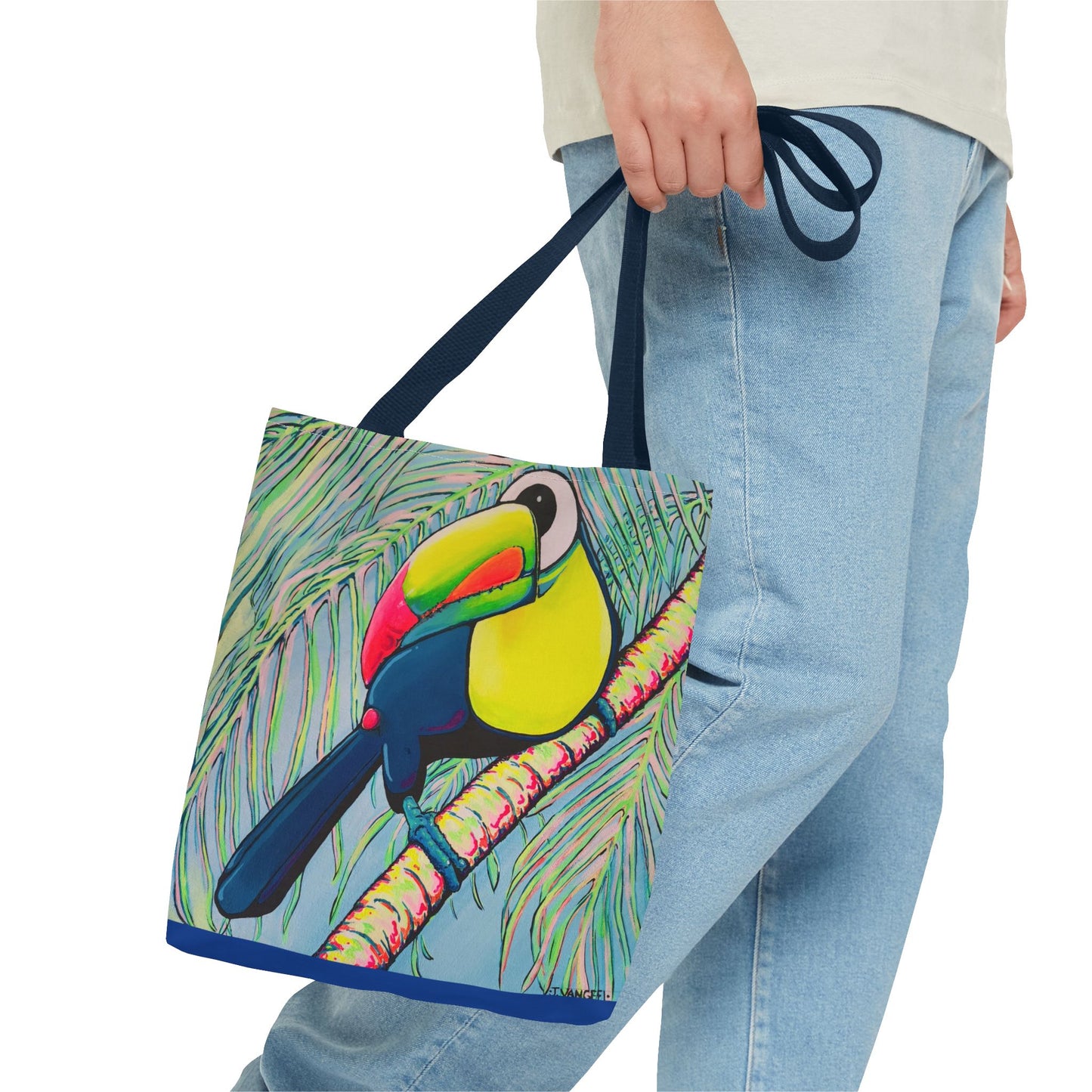 Premium Cyclops Toucan Tote Bag, Original Artist Design, Reusable Shopping Tote,  Eco-Friendly