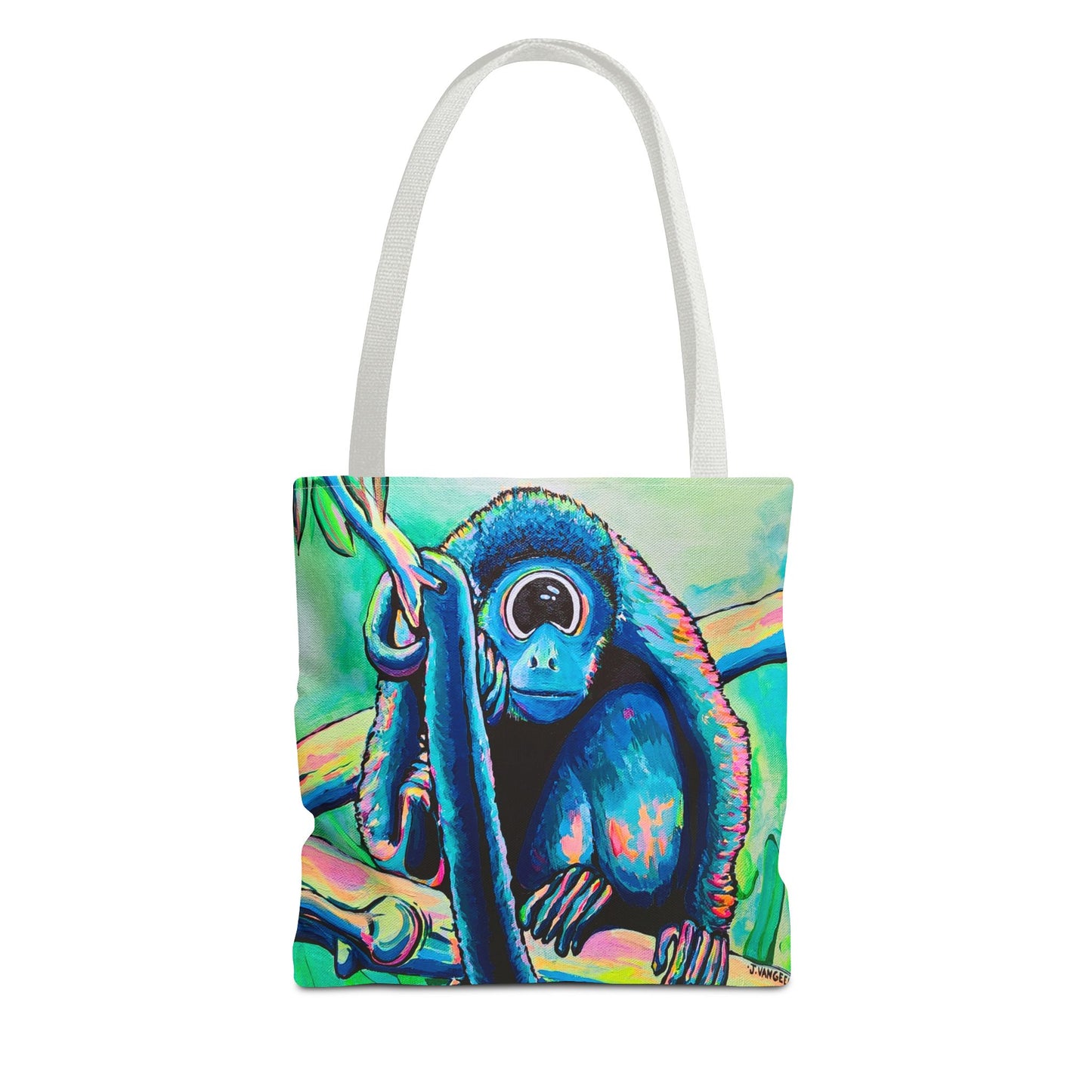 Premium Cyclops Monkey Tote Bag, Original Artist Design, Reusable Shopping Tote, Eco-Friendly