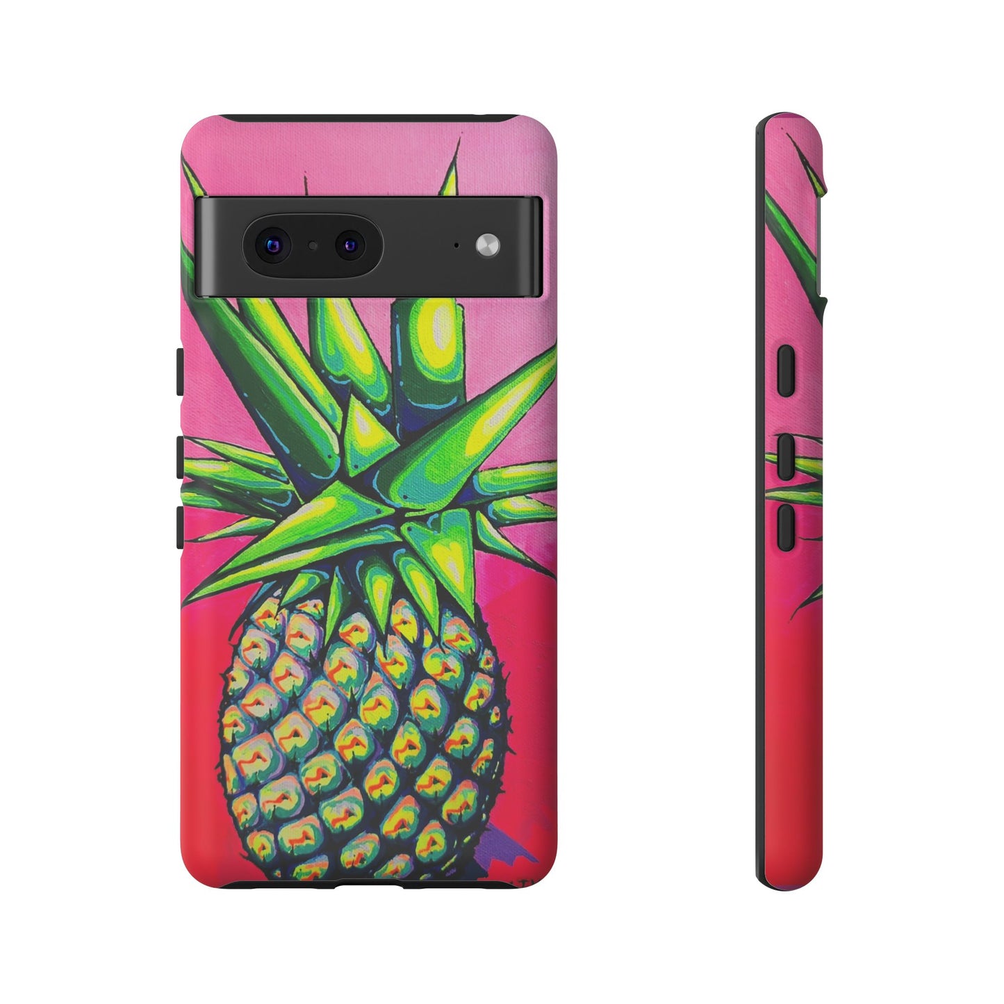 Neon Pineapple Tough Phone Case