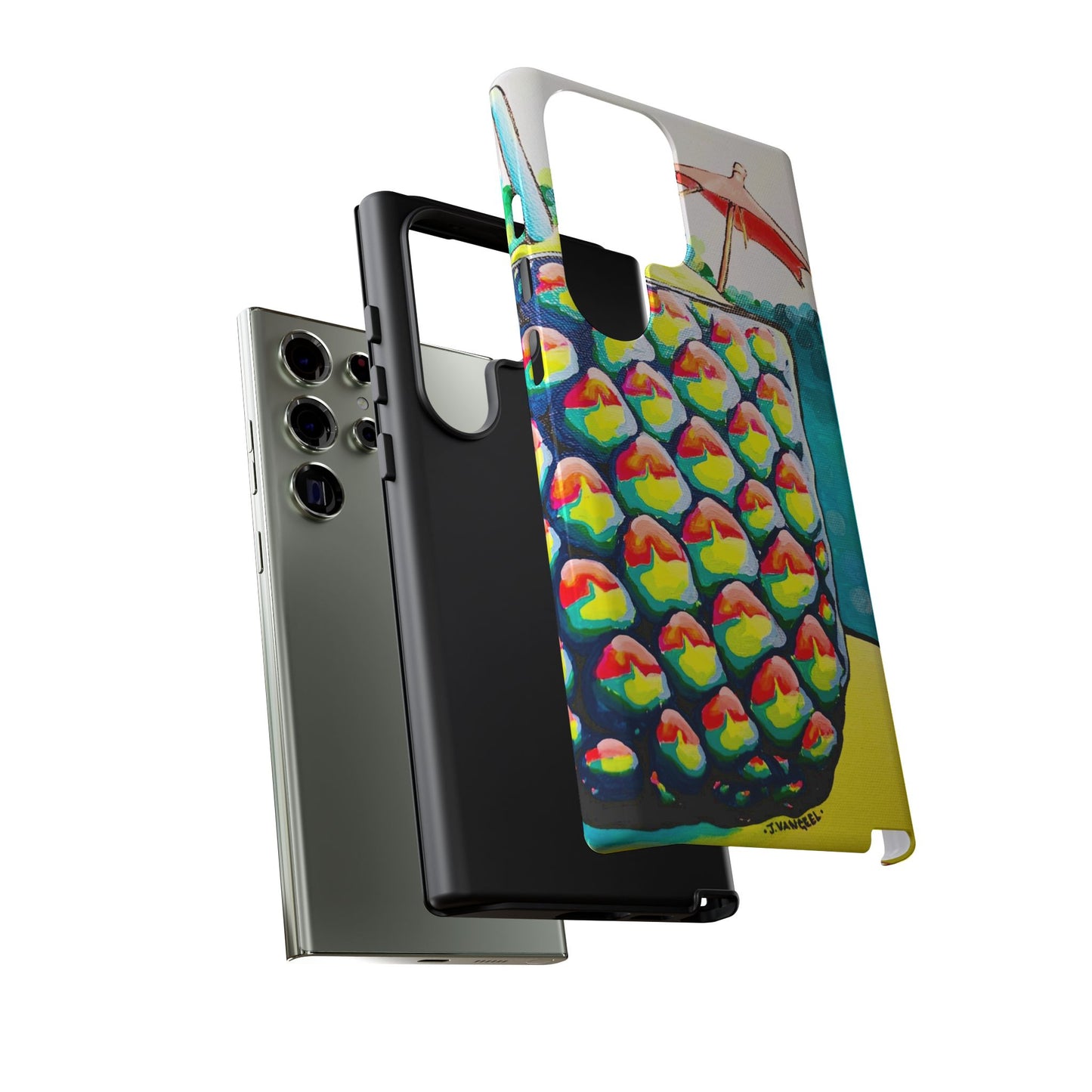 Neon Piña Colada Tough Phone Case
